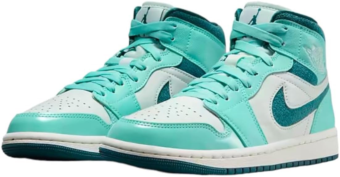 Nike Jordan 1 Mid Women Bleached Turq/Sky J Teal DZ3745-300 9.5