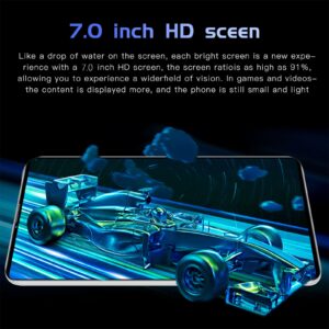 7in Tablet Android for Adults Kids Bluetooth Tablet with 4000mAh, 2GB RAM+16GB ROM, Call, Gaming Tablet Laptop Electronics for Men College Supplies Girlfriend Boyfriend Gifts Car Cool Stuff (Blue)