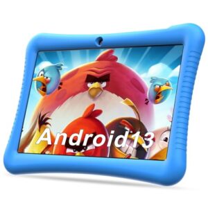 fivahiva 10 inch tablet android 13,gaming tablet for kids 6-12,large 10.1''ips fhd display tablet pc with wifi, dual camera, gps, bluetooth, 6000mah battery