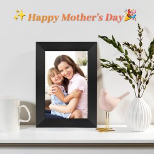 Anna Bella Digital Picture Frame 8 Inch WiFi Digital Photo Frame IPS HD Touch Screen, Smart Cloud Photo Frame with 16GB Storage Share Photos and Videos Via AiMOR App Anytime Anywhere
