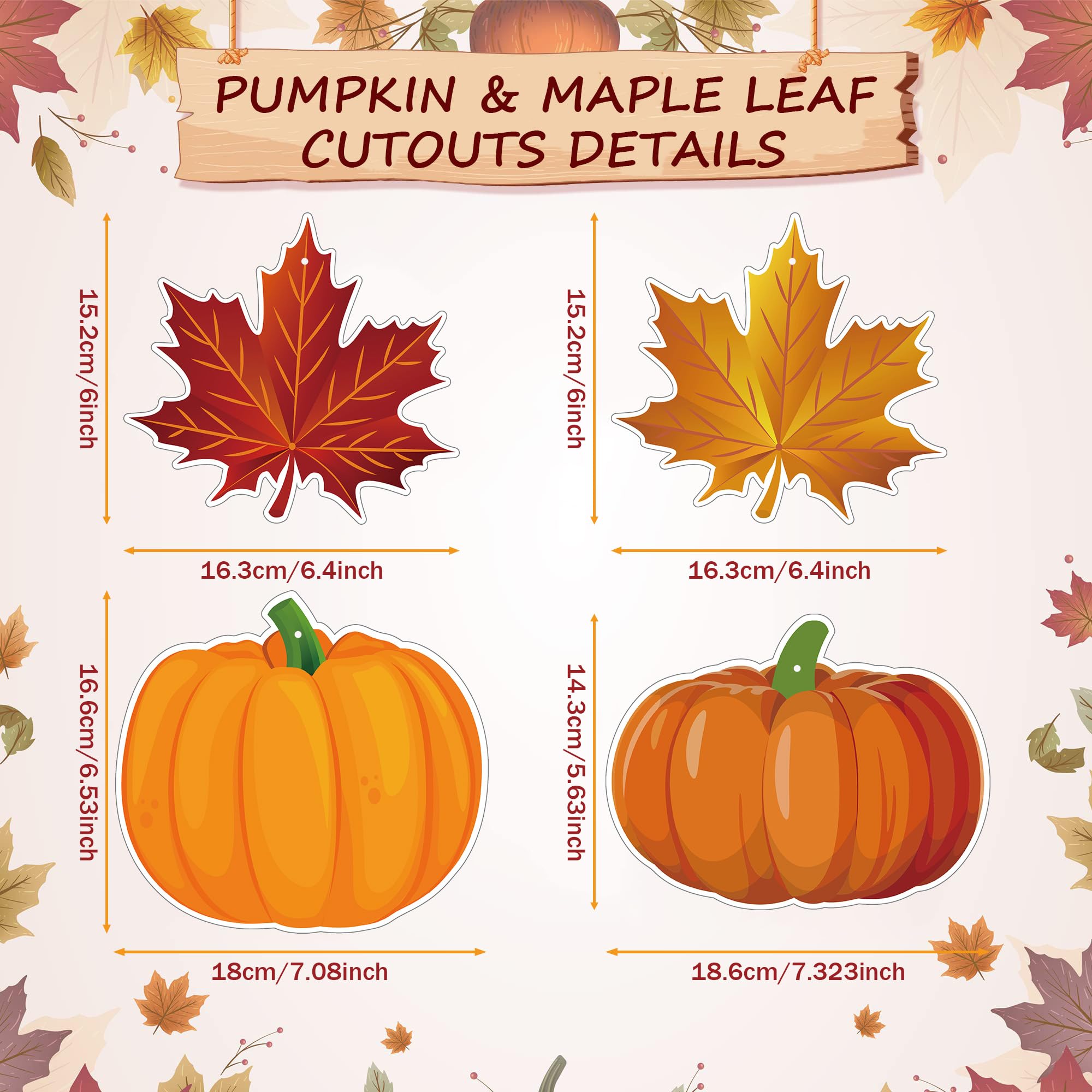 Fall Decor Pumpkin Maple Leaf Hanging Swirl - Fall Thankgiving Pumpkin Party Ceiling Decorations for Home Classroom Office Autumn Thanksgiving Harvest Decor Party Supplies