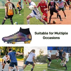 Men's Women's Unisex Soccer Cleats FG/AG Soccer Shoes Indoor Outdoor Turf Firm Ground High-top Spikes Younth Professional Training Football Boots