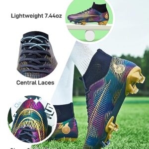 Men's Women's Unisex Soccer Cleats FG/AG Soccer Shoes Indoor Outdoor Turf Firm Ground High-top Spikes Younth Professional Training Football Boots