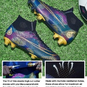 Men's Women's Unisex Soccer Cleats FG/AG Soccer Shoes Indoor Outdoor Turf Firm Ground High-top Spikes Younth Professional Training Football Boots