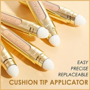 FOCALLURE FIX CORRECTOR Concealer Stick, Full Coverage Concealer Makeup, Color Corrector for Dark Circles, Including Replaceable Applicator, NE02 SHORTBREAD