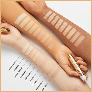 FOCALLURE FIX CORRECTOR Concealer Stick, Full Coverage Concealer Makeup, Color Corrector for Dark Circles, Including Replaceable Applicator, NE02 SHORTBREAD