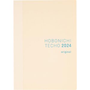 hobonichi techo original book [simplified chinese/a6/january 2024 start/monday start]