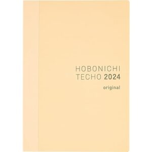 hobonichi techo original book [japanese/a6/january 2024 start/monday start]
