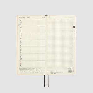 Hobonichi Techo Weeks [English/Tall and Slim Size/January 2024 Start] Tomitaro Makino: Shihai Sumire