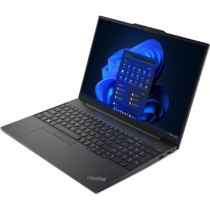 LENOVO ThinkPad E16 Gen 1 16.0" IPS Business Laptop (8-Core AMD Ryzen 7 7730U, 40GB RAM, 1TB PCIe SSD, AMD Radeon, 60 Hz Wide UXGA (1920x1200), Fingerprint, Win 11 Pro) w/Dockztorm Hub