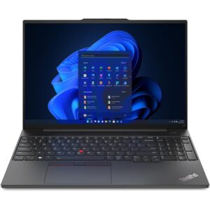 LENOVO ThinkPad E16 Gen 1 16.0" IPS Business Laptop (8-Core AMD Ryzen 7 7730U, 40GB RAM, 1TB PCIe SSD, AMD Radeon, 60 Hz Wide UXGA (1920x1200), Fingerprint, Win 11 Pro) w/Dockztorm Hub