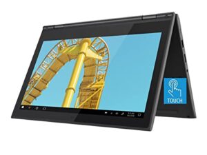 lenovo 2022 300e 11.6" 2-in-1 touchscreen (intel n4120, 4gb ram, 64gb storage, stylus, webcam), ruggedized & water resistant, flip convertible home & education laptop, fd pen, windows 10 pro (renewed)