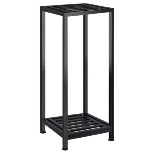 lilybud--lily plant stand indoor outdoor heavy duty wrought iron pedestal stands metal plant stand decorative flower stand for patio garden deck living room