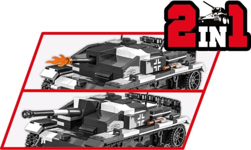 COBI Historical Collection WWII STUG III Ausf. F/8 & Flammpanzer (2-in-1)