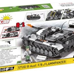 COBI Historical Collection WWII STUG III Ausf. F/8 & Flammpanzer (2-in-1)