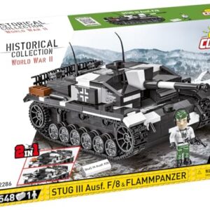 COBI Historical Collection WWII STUG III Ausf. F/8 & Flammpanzer (2-in-1)