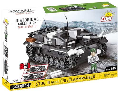 COBI Historical Collection WWII STUG III Ausf. F/8 & Flammpanzer (2-in-1)