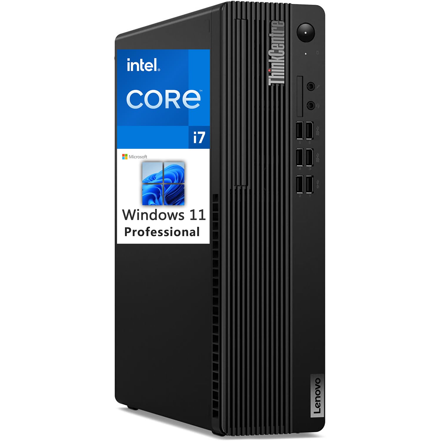 Lenovo ThinkCentre M750s SFF Small Form Factor Business Desktop Computer, 12th Gen Intel 12-Core i7-12700, 32GB DDR4 RAM, 1TB PCIe SSD, WiFi, Wireless Antenna, Windows 11 Pro