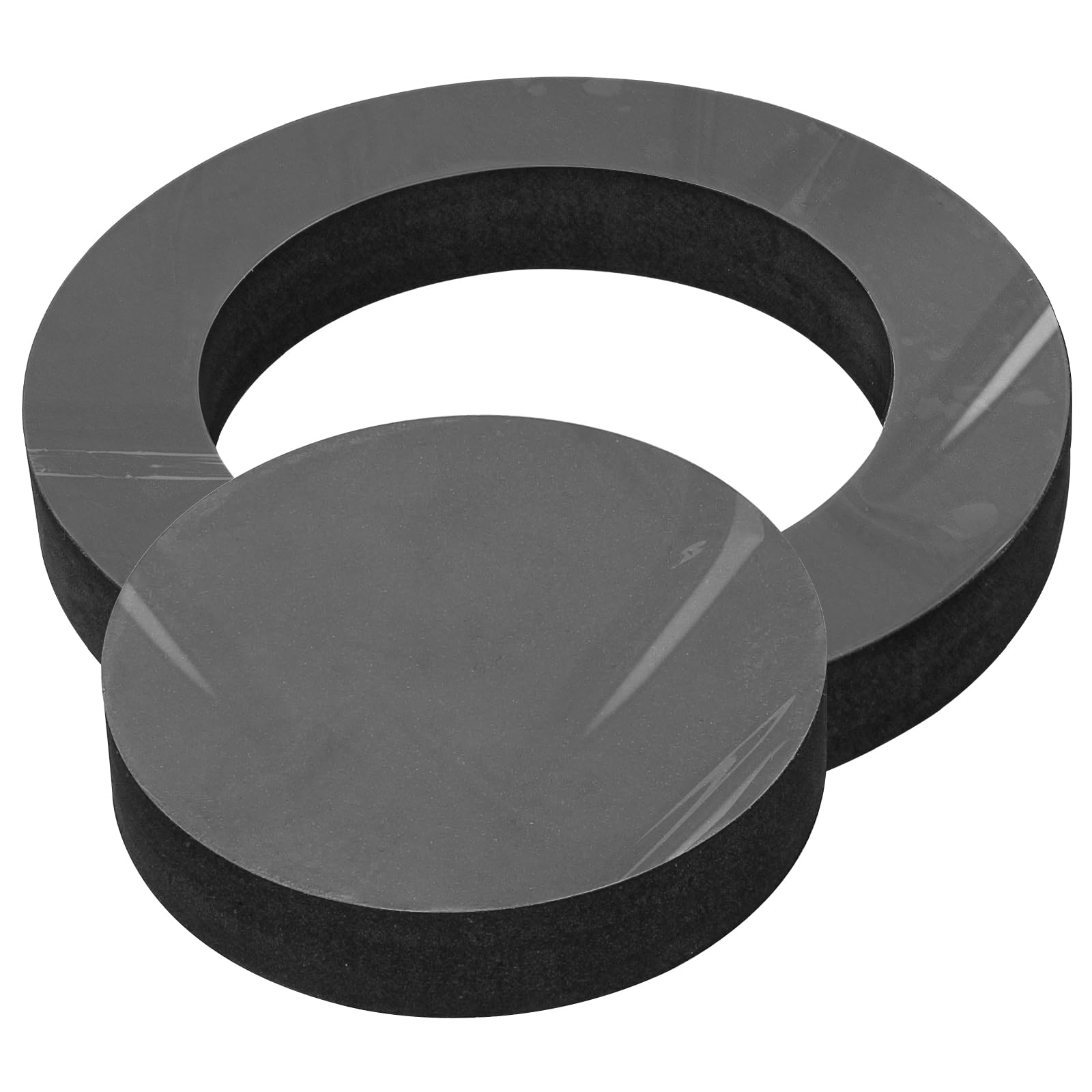 Wall Hung Toilet Gasket, Z1210-57 Neoprene Gasket, Fits Wall Hung Toilet Back Outlet Toilet Backflush Toilet Rear Discharge Toilet - Black