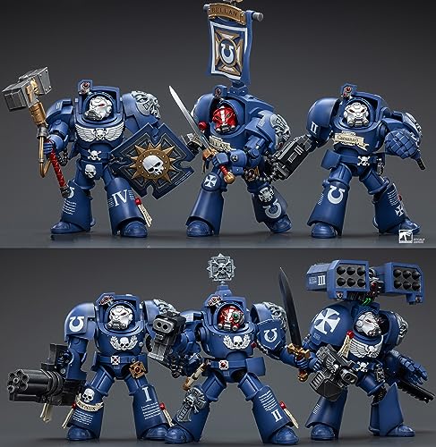 HiPlay JoyToy Warhammer 40K Ultramarines Terminators Brother Andrus 1:18 Scale Collectible Action Figure