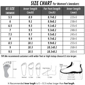 HiGropcore Women's Running Shoes Fashion Sneakers, Lightweight Mesh Walking Shoes Athletic Casual Sport Shoes Low-Top HN4-25 White