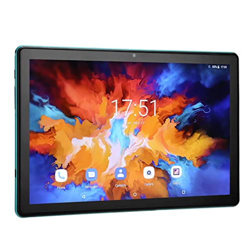 10.1 Inch Smartphone Tablet Front 800W Rear 2000W Tablet PC Dual Card Slots 8GB RAM 128GB ROM Rapid Charging 100-240V Home Use (US Plug)