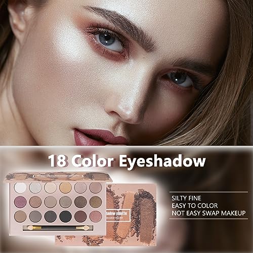 Makeup Kits Makeup Kit for Women Full Kit Makeup Sets for Teens Make up Kit for Teens Girls Teenagers Gift 18 Color Eyeshadow Palette Lipgloss Makeup Sets for Women Make up Kit