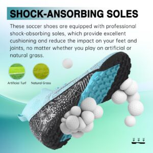 Soccer Cleats Mens Football Cleats Women Indoor Soccer Shoes Tacos de Futbol para Hombre Zapatos De Futbol para Hombre Football Shoes for Youth Professional Training Soccer Shoe TF