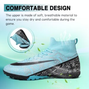 Soccer Cleats Mens Football Cleats Women Indoor Soccer Shoes Tacos de Futbol para Hombre Zapatos De Futbol para Hombre Football Shoes for Youth Professional Training Soccer Shoe TF