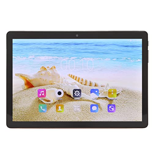 Tablet PC, 100-240V 4G RAM 128G ROM Tablet 10 Inch IPS Screen Octa Core Processor for Home for Travel (Gold)
