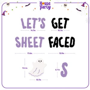 HOUSE OF PARTY Halloween Party Decorations - Halloween Banner - Ghost Halloween Decor - Perfect Indoor Halloween Party Decor with Halloween Ghost - Ideal for Halloween Party Favors, and Decorations!