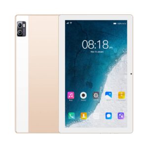 Upgrade 10.1 Inch Ultra-Thin HD Tablet Computer, 10 Core IPS HD Screen, WiFi, Bluetooth, Android Voice Call, Game Tablet, Front and Back Dual Camera, Gift for Family