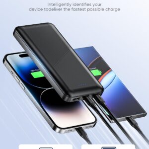 Feeke Portable-Charger-Power-Bank - 2 Pack 15000mAh Dual USB Power Bank Output 5V3.1A Fast Charging Portable Charger Compatible with Smartphones and All USB Devices