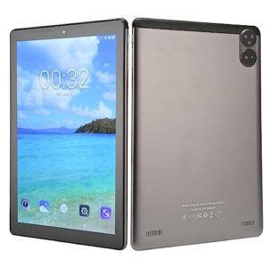 Acogedor 10.1 Inch Android Tablet, Octa Core Phone Tablets Support 4G Network and 5G WiFi, Front 5MP & Rear 8MP Camera, 6GB RAM, 128GB ROM, 6000mAh Battery (Grey)