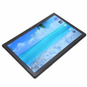 Vikye Android 10 Tablet, 10.1 Display, 8 Core CPU Processor, 6GB RAM 128GB ROM, 2.4G 5G WiFi 4G Network Calling FHD Tablet, Your Ideal Entertainment Center (Black)