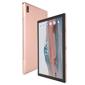 ANGGREK 10.1in HD Tablet, 3GB RAM, 64GB ROM, 8.0, 4G Dual SIM, Dual Standby, Pink, Dual Cameras, 100-240V (US Plug)