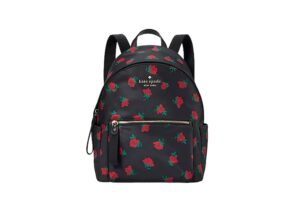 kate spade new york chelsea backpack medium (black plaid)