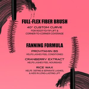 Benefit Cosmetics Fan Fest Fanning & Volumizing Mascara Hyper Black, 0.30 Ounce (Pack of 1)