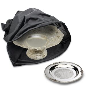 silver storage bags oversized 31.5 x 23.6 inches anti tarnish storage bag fabric cloth bag black drawstring pouch cloth bag for silver storage jewelry silverware protection flatware silver plate