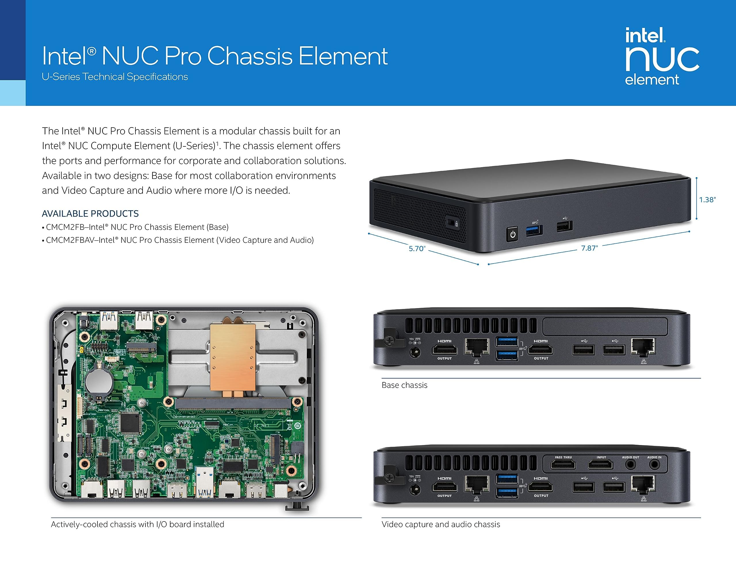 Intel NUC Mini PC Mini Computer Desktop, 8th Gen Intel Core i7-8665U Processor with Intel vPro Technology,4 Cores,8 Threads,up to 4.90 GHz,Windows 11 Pro（ 8GB RAM 1TB SSD）