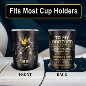 Gifts for Brother, Gifts for Brother Adult, Big Brother Gifts for Boy, Unique Brother Gifts from Sister, Birthday Gifts for Brother, Best Funny Brother Gifts Tumblers Mug 20oz(1pc)