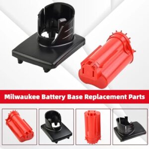 2Pcs M12 Battery Case Replacement, M12 Plastic Case Parts Shells, M12 Battery Cover for Milwaukee 12V 48-11-2411 M12 Li-ion Battery