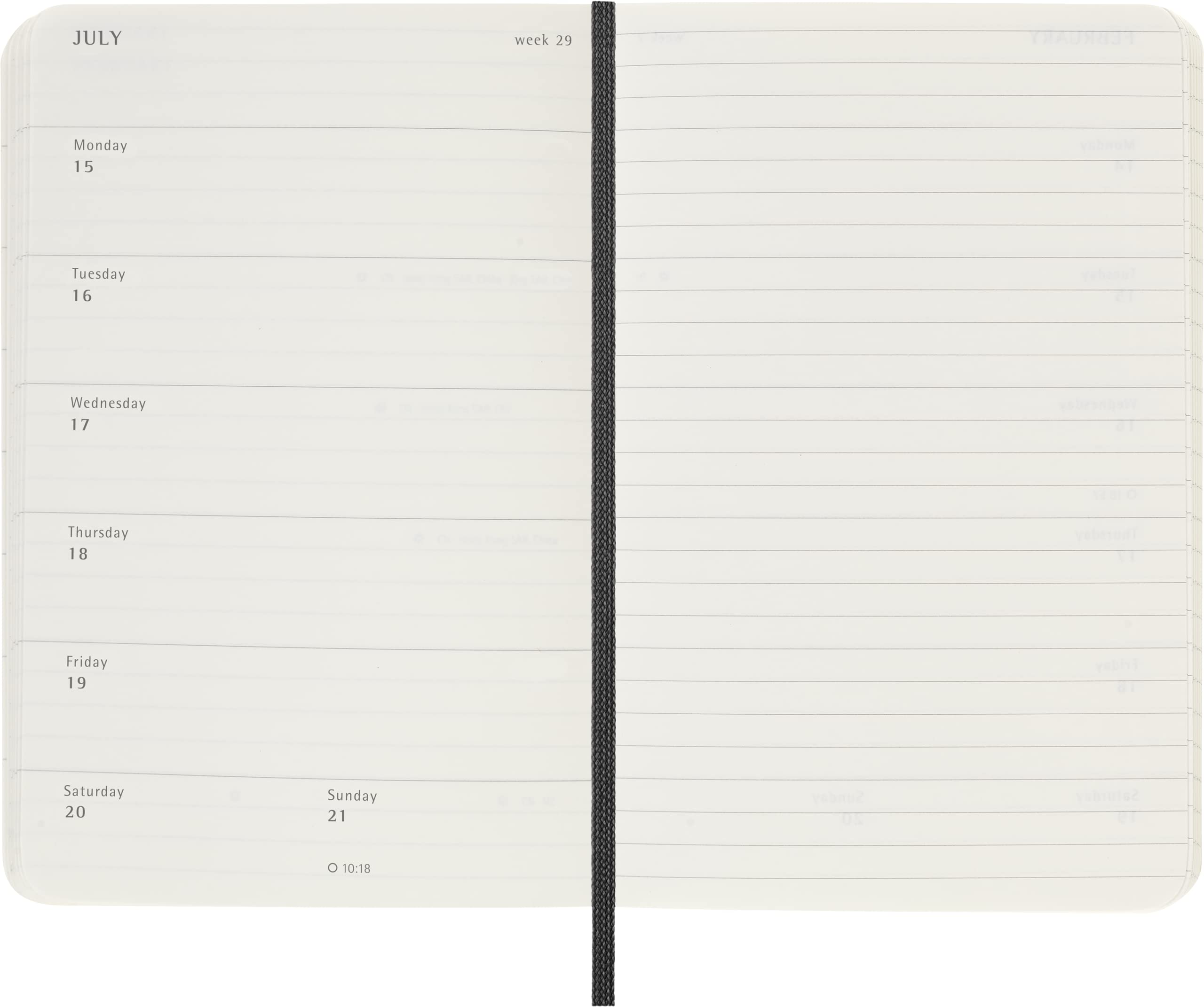 Moleskine DSB12WN2Y24 Notebook, Beginning with January 2024, 12 Months, Weekly Diary Soft Cover, Pocket Size (W x H x H): 3.5 x 5.5 inches (9 x 14 cm), Black