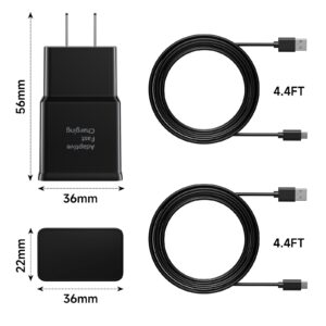 phynamic Android Charger USB C Charger Cable Fast Charging with 4FT Type C Cable for Samsung Galaxy S24/S23/S23 Ultra/S22/S21/S20/S20+/S10/S10+/S10e/S9/S9+/S8/S8Plus/Edge/Active/Note 8/9/10/20