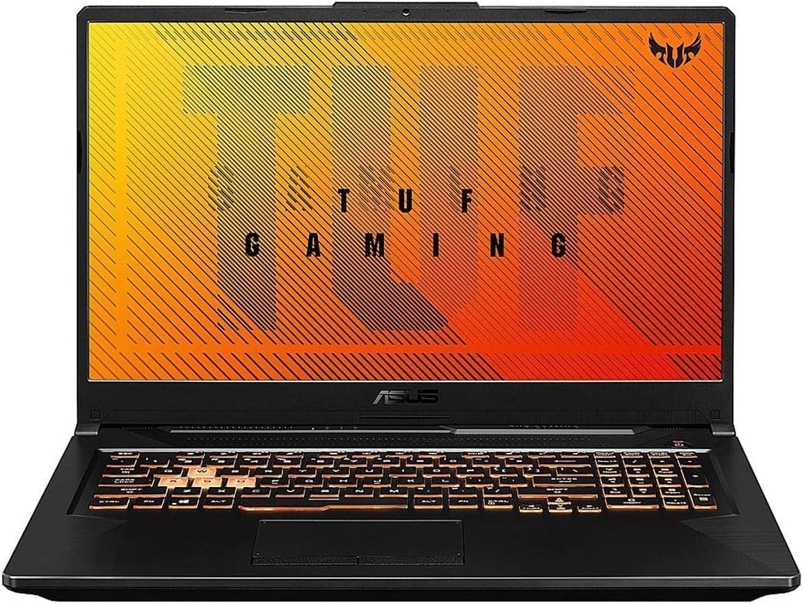 asus TUF Gaming A17 Gaming Laptop, 17.3" FHD 144Hz IPS, AMD Ryzen 5 4600H,16GB DDR4 RAM, 1TB PCIe SSD, NVIDIA GeForce GTX 1650, RGB Backlit Keyboard, Windows 11, Bonfire Black