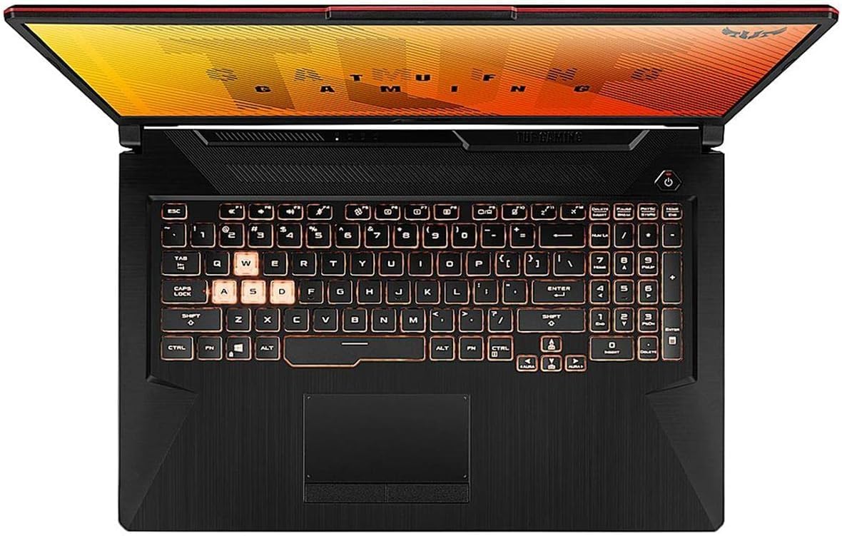 asus TUF Gaming A17 Gaming Laptop, 17.3" FHD 144Hz IPS, AMD Ryzen 5 4600H,16GB DDR4 RAM, 1TB PCIe SSD, NVIDIA GeForce GTX 1650, RGB Backlit Keyboard, Windows 11, Bonfire Black