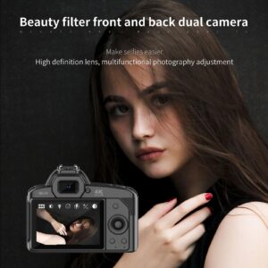 64MP Digital Camera 4K Video Camera, for Photography 16X Digital Zoom Digital Cameras for Photography Vlogging Camera for YouTube, 128GB Expandable, Gifts