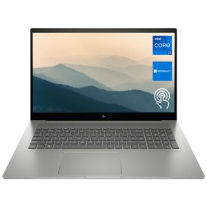 hp 2023 latest envy 17t premium laptop, 17.3" fhd touchscreen, intel core i7-13700h, 64gb ram, 2tb ssd, webcam, hdmi, wi-fi 6, backlit keyboard, windows 11 home, grey