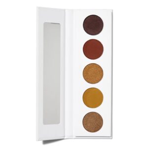 w3ll people - vegan power palette neutral 5 pan eyeshadow palette | plant-based, cruelty-free clean beauty (0.26 oz | 75 g) (taupe)