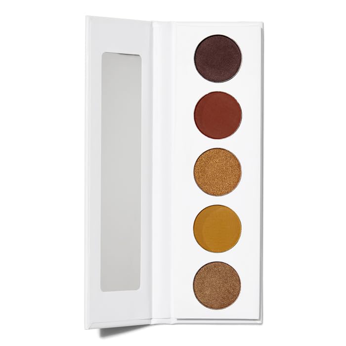 W3LL PEOPLE - Vegan Power Palette Neutral 5 Pan Eyeshadow Palette | Plant-Based, Cruelty-Free Clean Beauty (0.26 oz | 75 g) (Taupe)